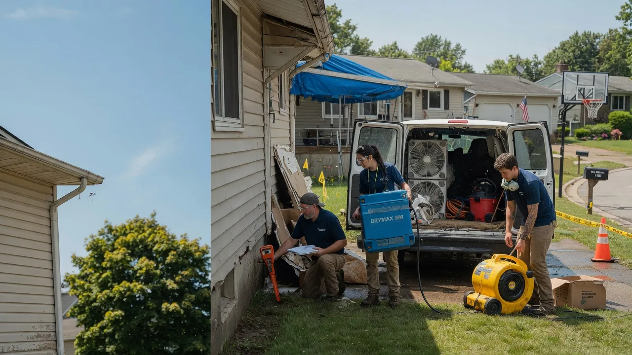 Ceiling Leak Cleanup in Amboy, IN near me